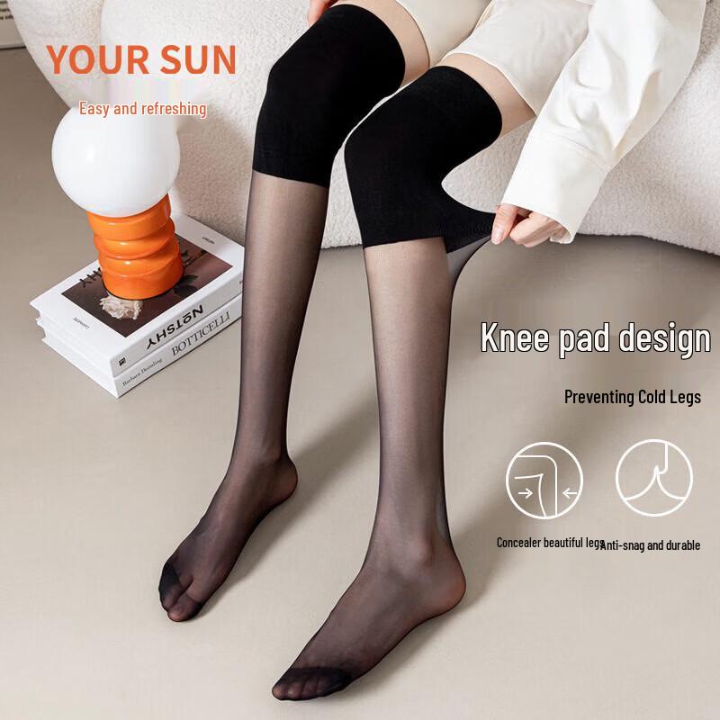 Yiershuang Women s Summer Ultra-Thin Over-the-Knee Stockings One Size