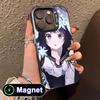 Hyouka Chitanda Translucent MagSafe Mobile Phone Case for iPhone 17 16 15 14 13 12 11 Air Pro Max Plus Colorful Cover
