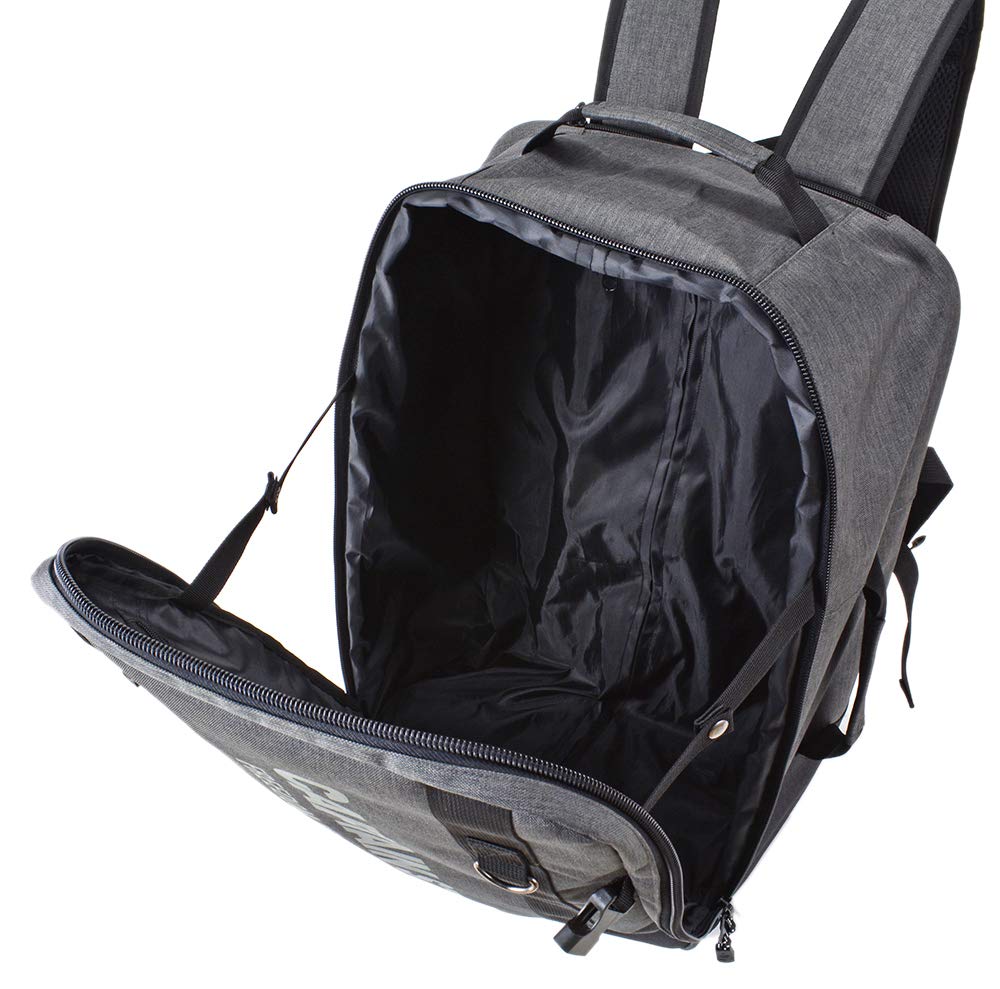 Captain Stag Swan Heather Polyester Backpack, Black, 1254