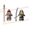 MOC Medieval Figure Building Block Castle Templar Knights Armor Militia Soldiers Gunners Shield Helmet Assembling Brick Toys S26
