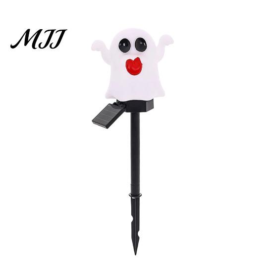 Waterproof Garden Stakes Halloween Solar Pumpkin Light, Ghost Stake Festival Holiday Yard LED Pathway Light for Patio Lawn Decor Reusable Outdoor