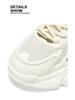 Men's Trendy Summer Mesh Dad Sneakers - Breathable, Thick-Soled, Casual Running Shoes
