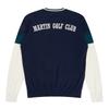 MARTINE GOLF Color Block Crew Neck Sweater_Navy (Men)