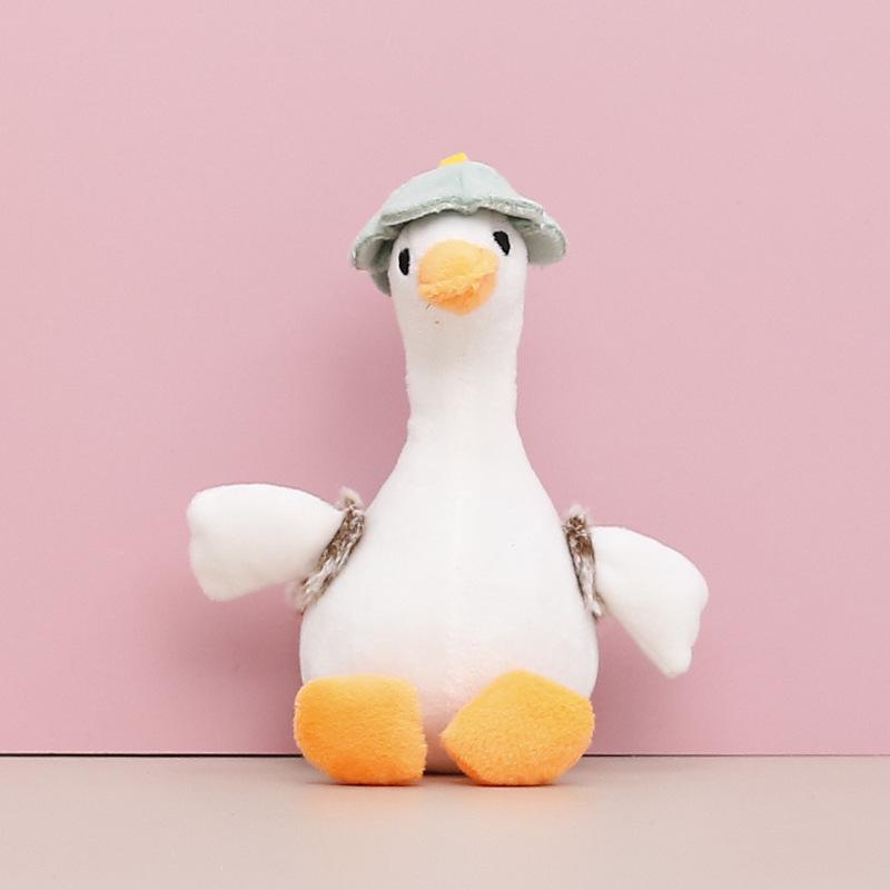 

Милый большой белый гусь плюшевая игрушка брелок - Идеальный подарок для девочек 15 cm