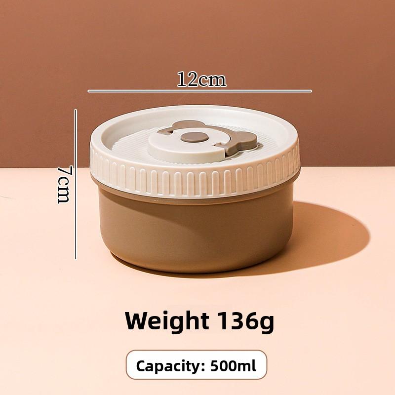 Stainless Steel Insulated Lunch Box, Round Lunch Box, Insulation Bag, Lunch Box, Portable Lunch Box for Students, Soup Bowl