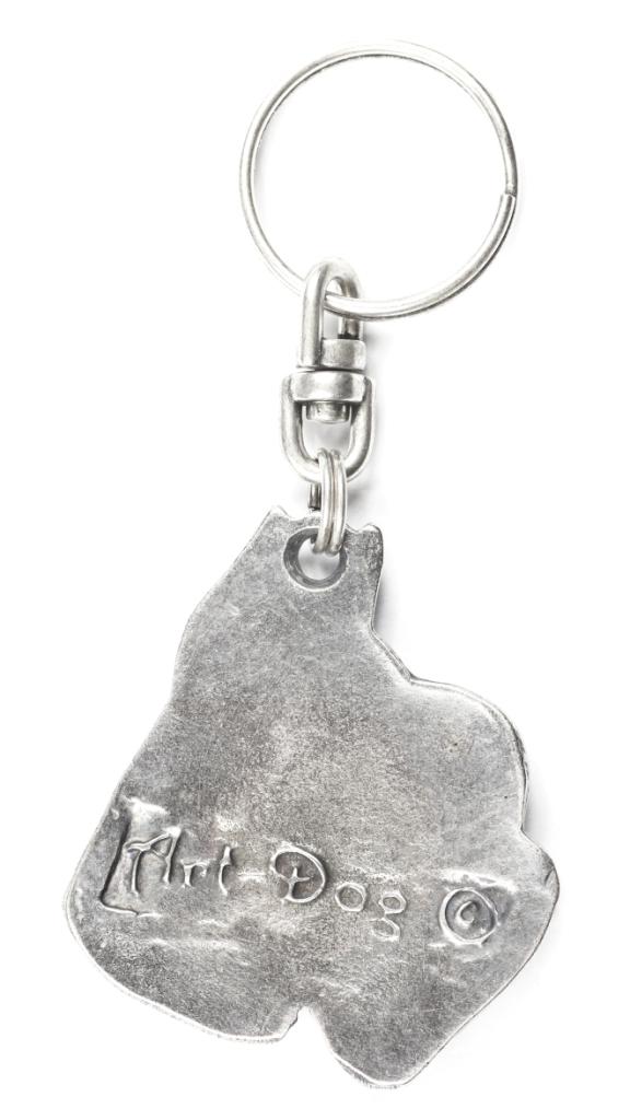 Schnauzer I - Silver-plated Pendant with a Dog In a Decorative Box, Handbag Decoration, Backpack Pendant by Art-Dog Brand