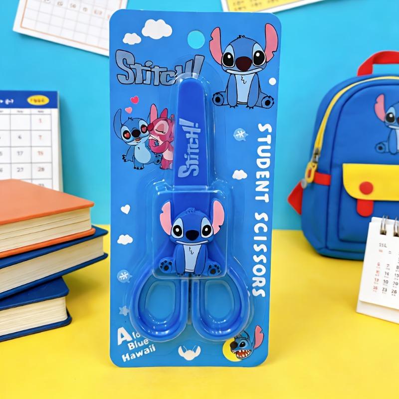 Disney Stitch Creative Scissors with Case Safety Paper Knife, Holiday Gift, Stitch Mini Scissors with Case