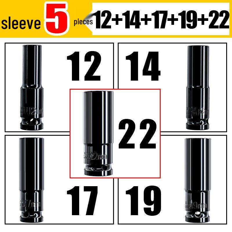 Electric Hex Wrench & Screwdriver Set, 8-32mm - Includes Socket Head, Extension, Air Gun, & Copper Components