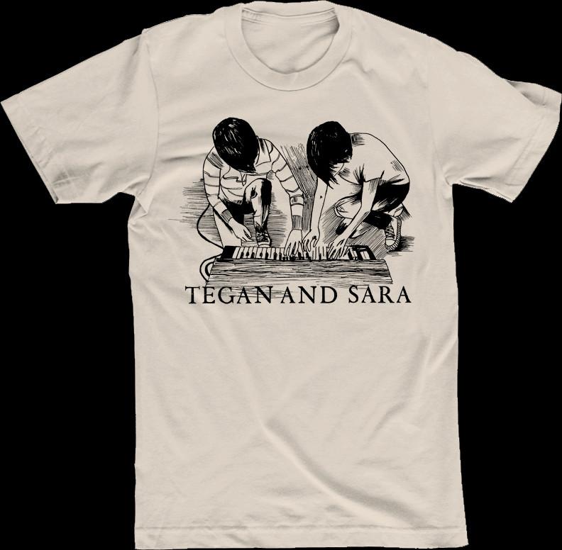 Tegan And Sara Short Sleeve Sand Color T Shirt Full Size S-5XL Unisex T-Shirt S