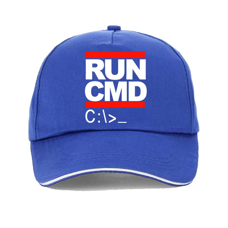 Run Cmd Computer Programmer Hat Funny Birthday Gift For Man Boyfriend Husband Summer Baseball Cap Adjustable Outdoor Sports Hats