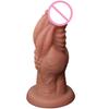 Nový silikonový ultra silný realistický ženský imitace skutečný a falešný penis pěst anální zátka super velký penis hračka pro dospělé