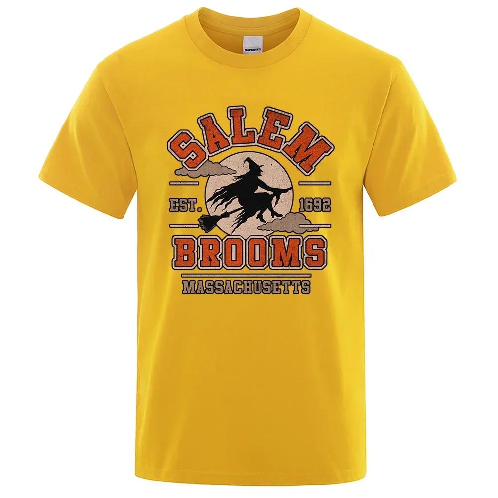 Men's Halloween Fun T-Shirts Summer Casual T-Shirts Crew Neck Pattern Simple Cotton Streetwear Oversized T Shirt Graphic T Shirt