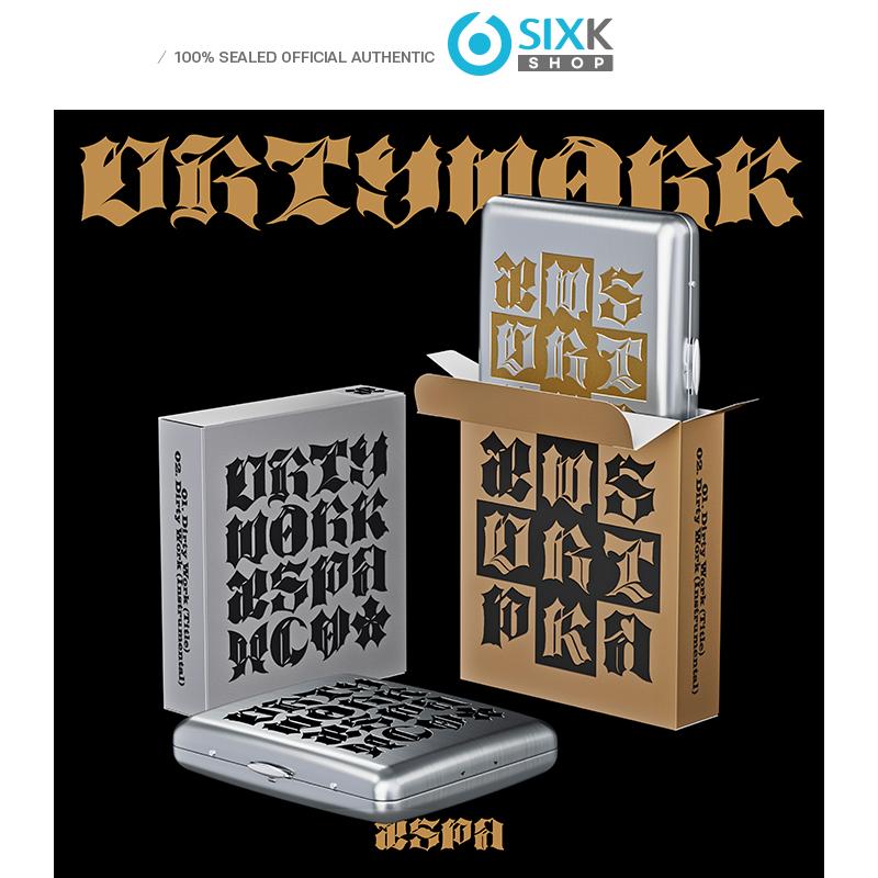 

[Предзаказ] aespa - Сингл [Dirty Work] Dirty Case Ver [NO POB] B Ver. (Gold)