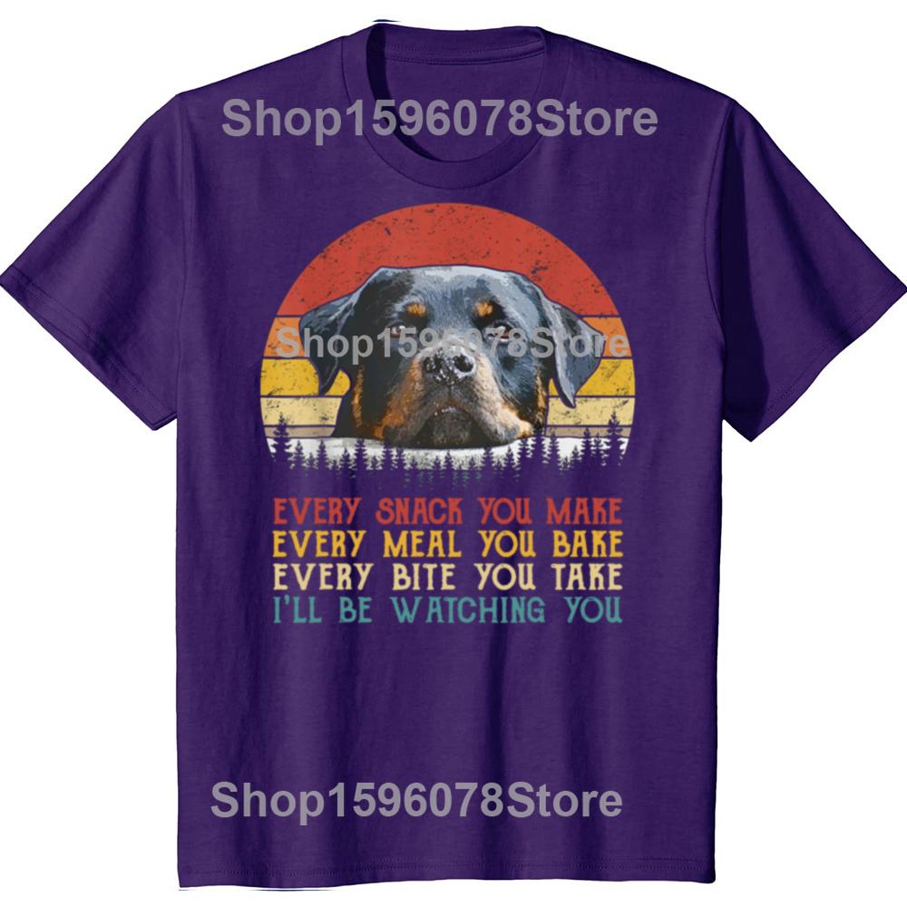 Every Snack You Make Dog Shirt Rottie Mom Cute Rottweiler Gifts Unisex Rottie T-Shirt for Men Women Summer Tees Cotton