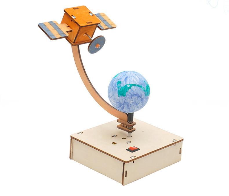 

Wooden Diy Air Space Satellite Model Science Educational Toy For Kids Stem Experiment Class