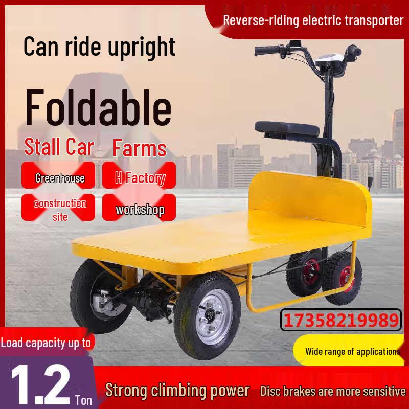 Huace Electric Flatbed Cargo Tricycle