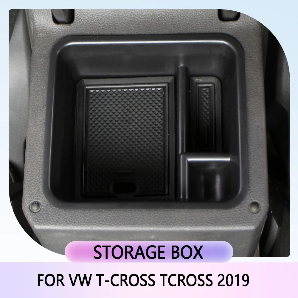 Car Console Armrest Storage Box - Custom Fit for VW T-Cross (2019-2023) (Durable,Easy Install, Premium Quality Interior Upgrade)