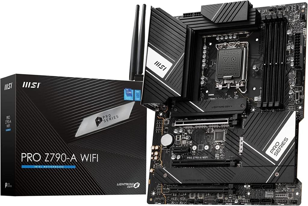 MSI Hovedkort PRO WIFI INTEL Kompatibel med Generation CPU Utstyrt med Z790 brikkesett ATX MB5915 Z790-A 12./13. (LGA1700)