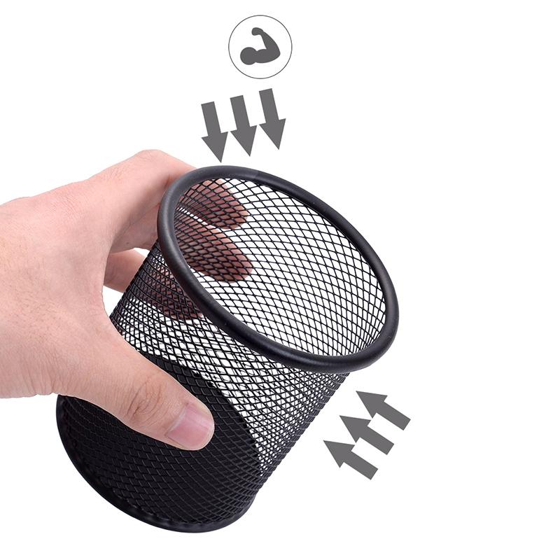 Large Multi-Functional Round And Large-Capacity Creative Square Pen Holder For Office Desktop Storage