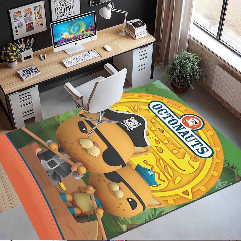 Octonauts Printed Carpet Rug for Office Chair Living Room Bedroom Kitchen Room Decor Gifts