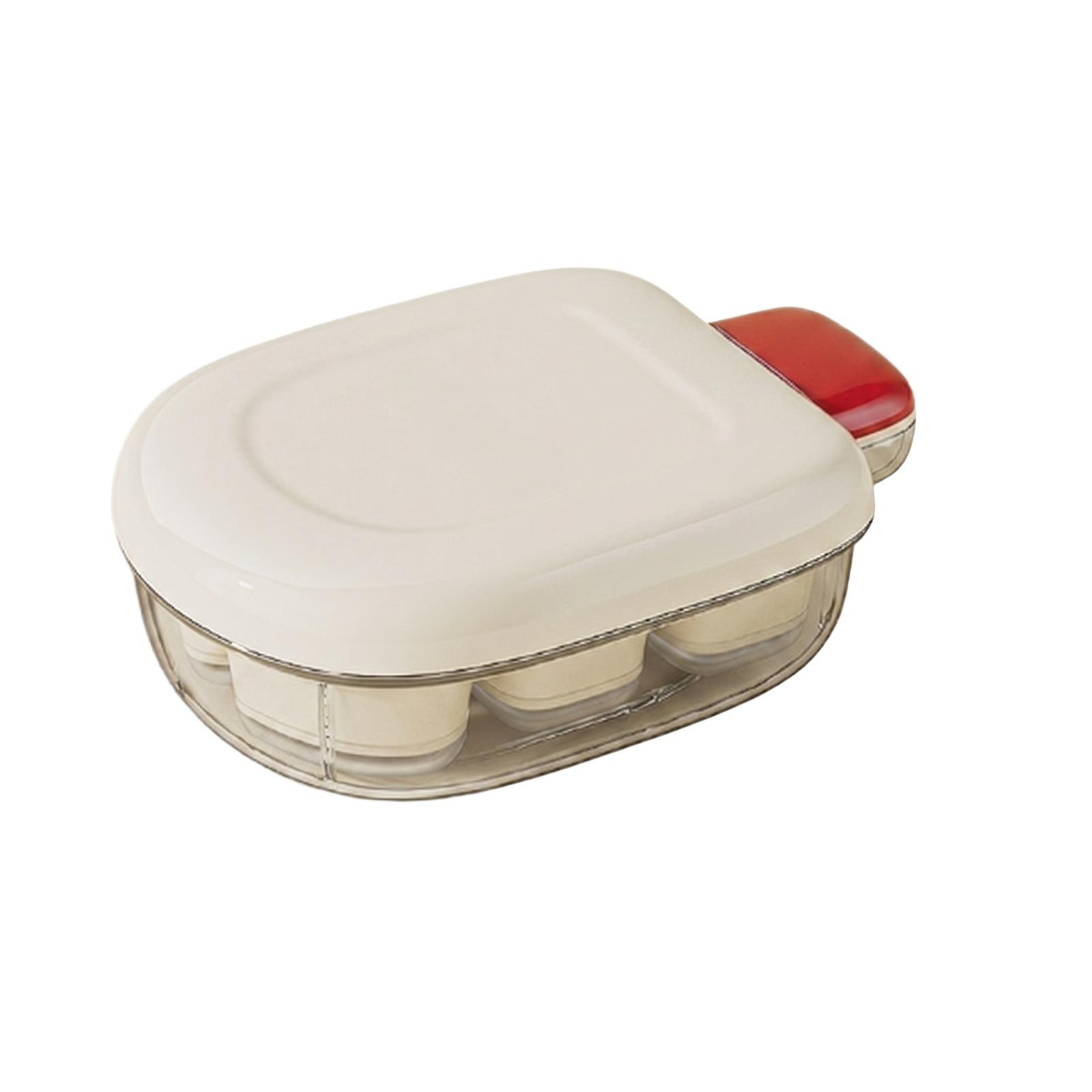 

Tray With Lid, Ice Storage, Press-to-make , Food Grade Homemade , Household Use. One Size білий