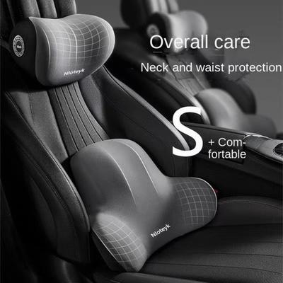 Cervical Lumbar Support Car Neck Cushion Memory Foam Neck Headrest New Car Seat Pillow