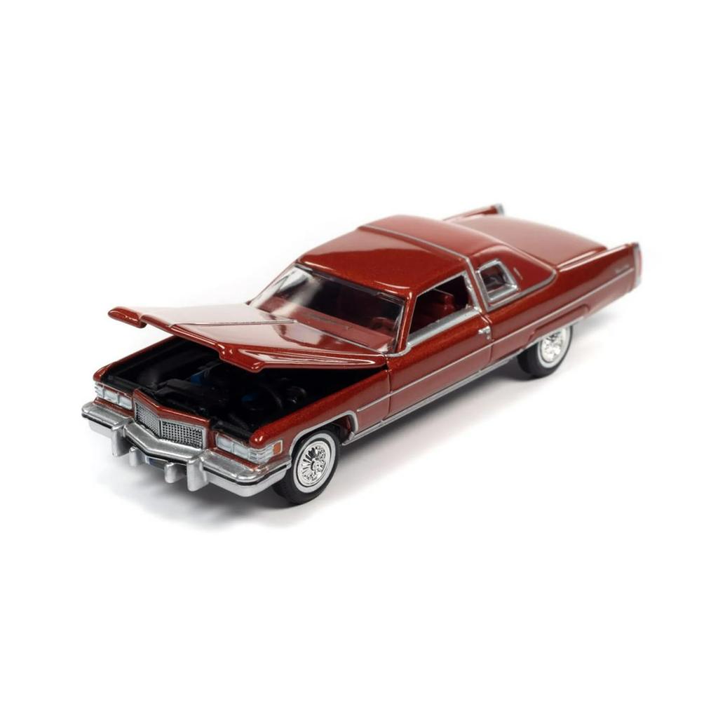 Autoworld Cadillac DeVille Coupe 1957 Red Coupe DeVille Autoworld Diecast Car 1/64 [Used]