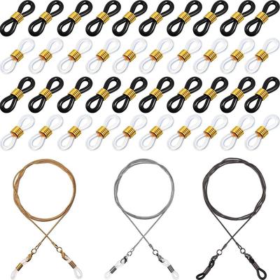 Anti-Slip Eyeglasses Holder Spectacle End Connectors Eyeglass Strap Eyeglass Chain Ends Retainer