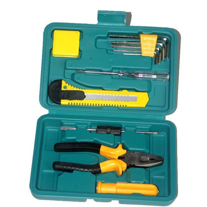 1 set/16 buc hardware acasă combinație scule reparare kit auto gadget combinație ruletă vice șurubelniță cutie de scule