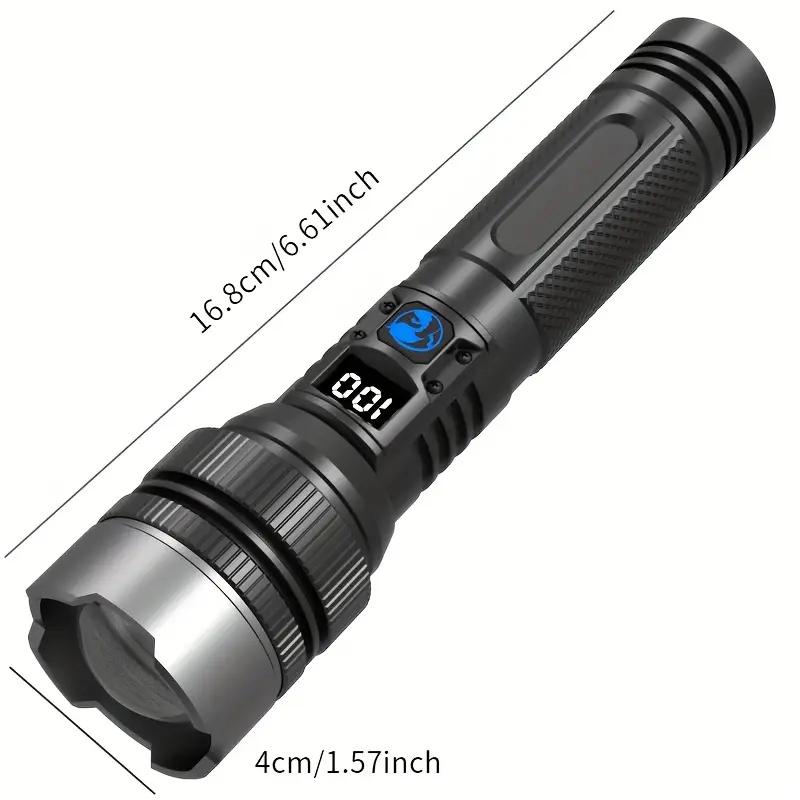 Ultra Bright Led Flashlight Rechargeable Lantern Portable Zoomable Lighting Torch Light for Outdoor Camping Fishing Cycling Lamp