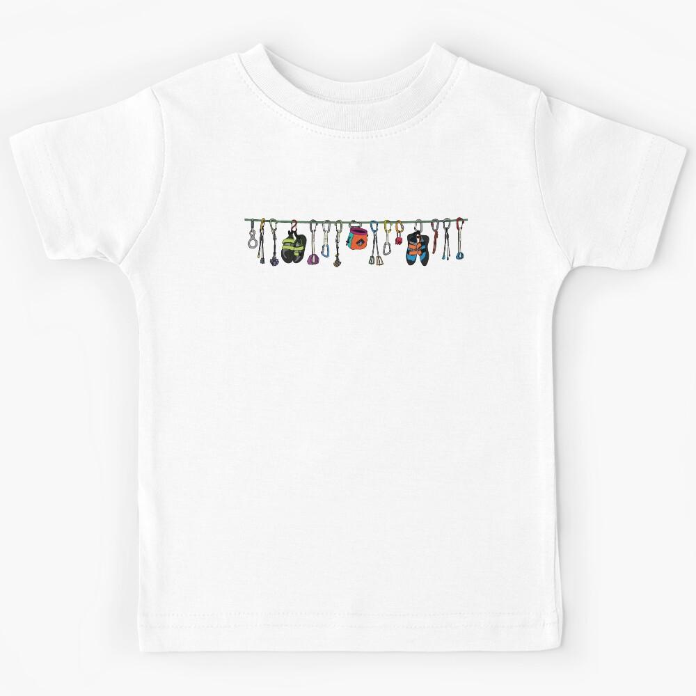Climbing Gear On The Line Kids T-Shirt 120