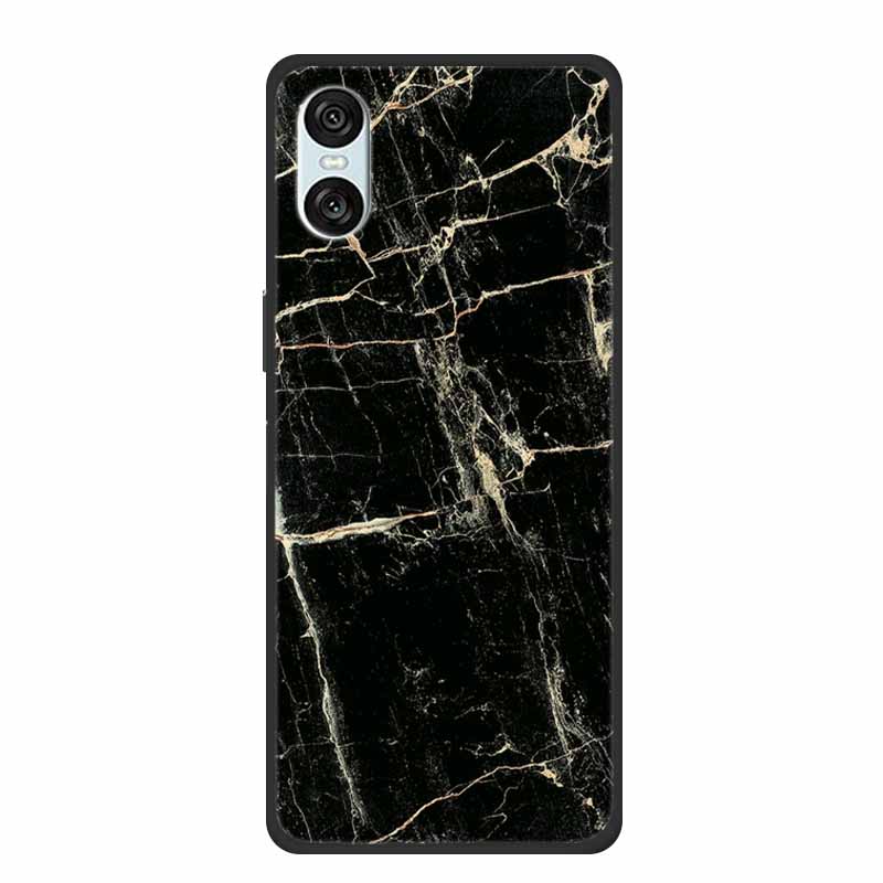 Case For Sony Xperia 10 VI 5G Marble TPU Soft Silicone Back Cover For Sony Xperia 10VI Phone Cases Protective Mica Painted Capa