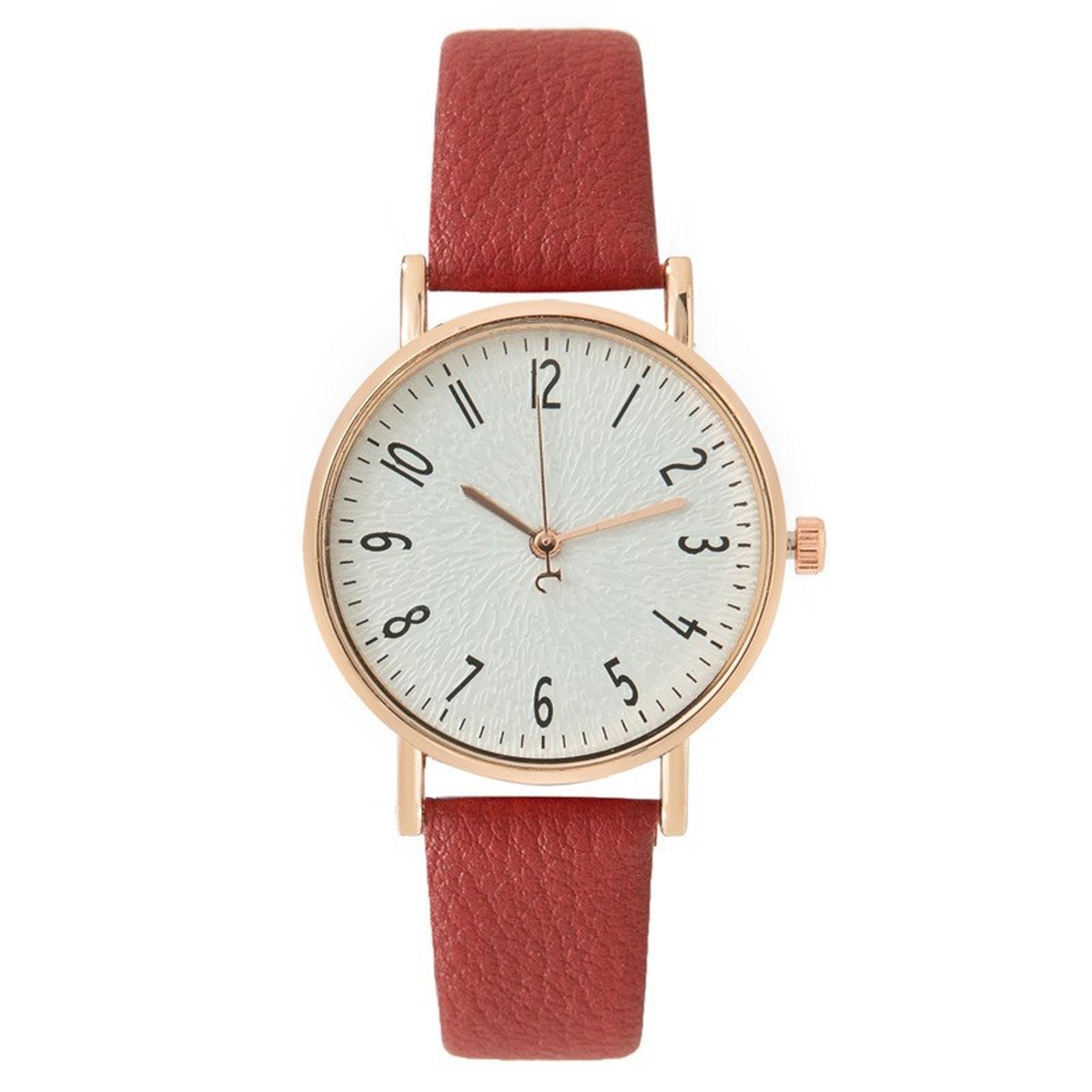 

Женские Модные Винтажные Часы One Size красный