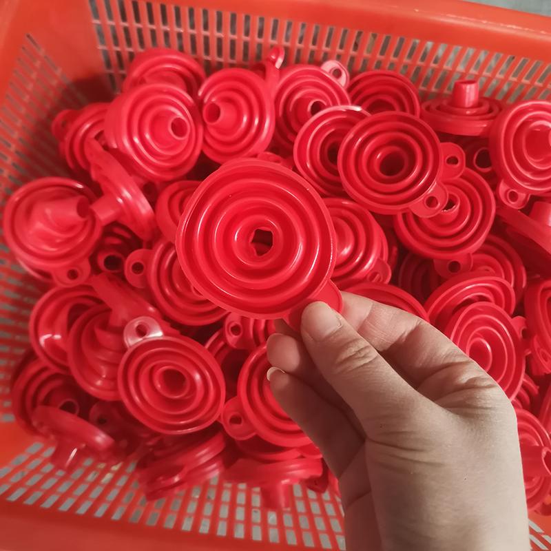 Hopfällbar Silikonstratt Bil Lastbil Motorcykel Bensin Fyllning Överföringsverktyg