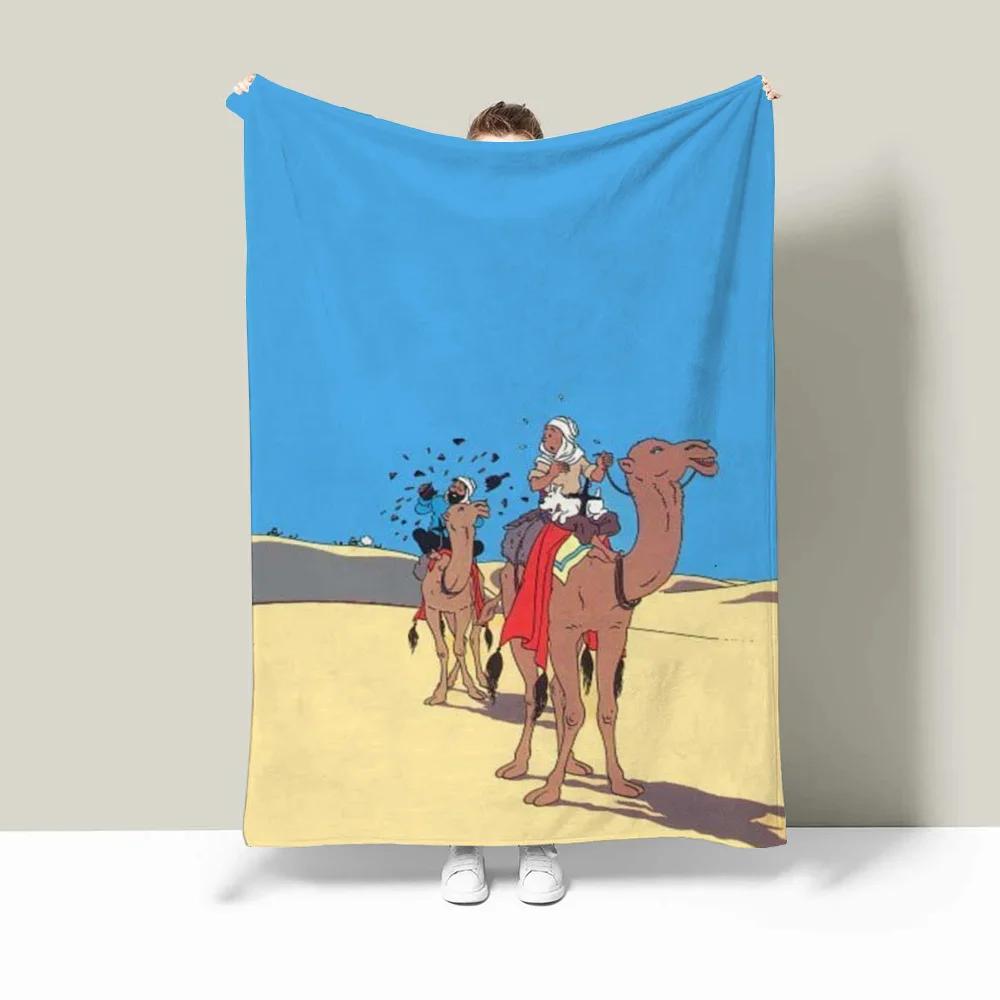 

Одеяло с капюшоном Tintins для диванов, одеяла на заказ, персонажи, пушистый плед, роскошное постельное белье, плед для кровати, пляжное полотенце, дом и украшение 30x40in