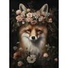 Rabbit Bunny Rustic Raccoon Frog Sheep Deer Bear Fox Forest Poster Canvas Painting Print for Living Room Home Decoration Cuadros