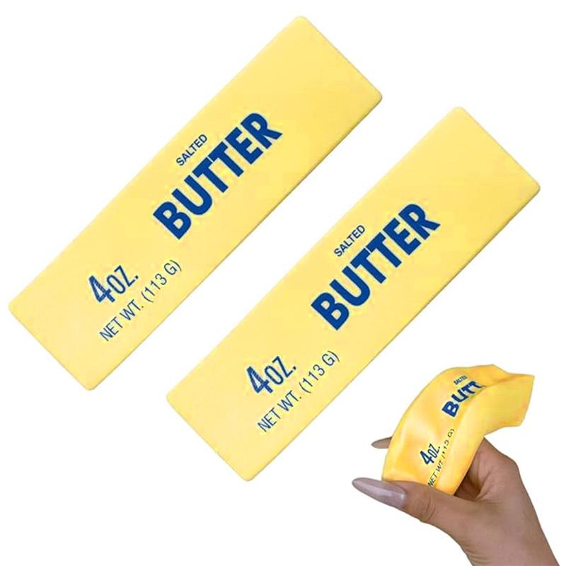 Butter Stick Squishy Squeeze Fidget Toy Sticky Butter Stick Shapeable Slow Rebound Fidget Squeeze Toy Adult Sensory Fidget Toys