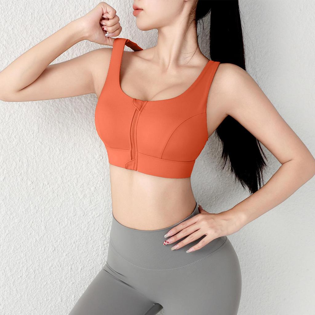 High-Impact Plus-Size Sports Bra for Women - Shockproof, Anti-Sag, Quick-Drying Yoga & Running Top