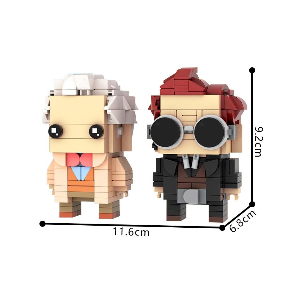 MOC Good Omens Building Blocks DIY Creative Model Kit For Home Office Desk Decoration Gift For Adults