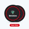 KEOW9 2pcs Silicone Car Coaster Water Cup Bottle Holder Mat Anti-Slip Pad For Skoda Fabia 1 2 Octavia a7 RS Superb Rapid Yeti Karoq
