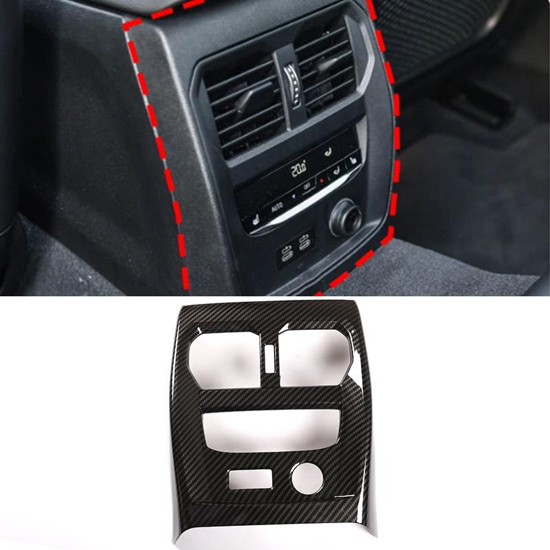 ABS Carbon Fiber Interior Kit Dashboard Console Gear Shift Panel Decoration Cover Trim Stickers For BMW 3 Series G20 -