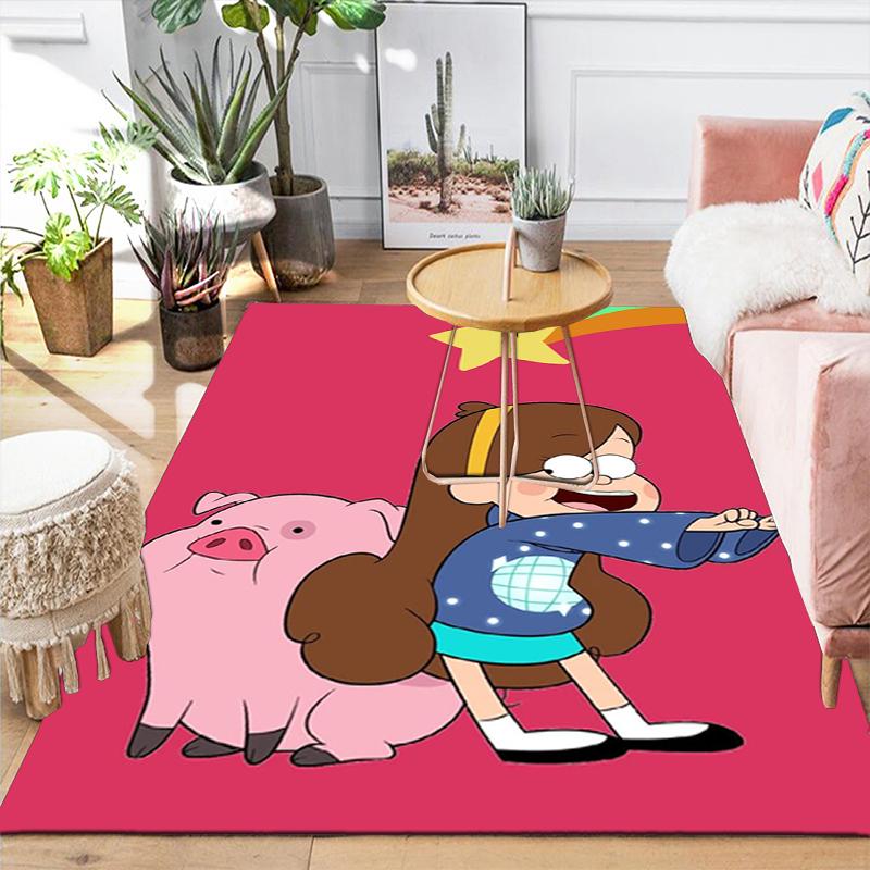 1Pc Rainbow Dreams Rug, Office Carpet Indoor Outdoor Doormat, Non-Slip, Comfortable, Living, Christmas Halloween, Xmas Gift N1105