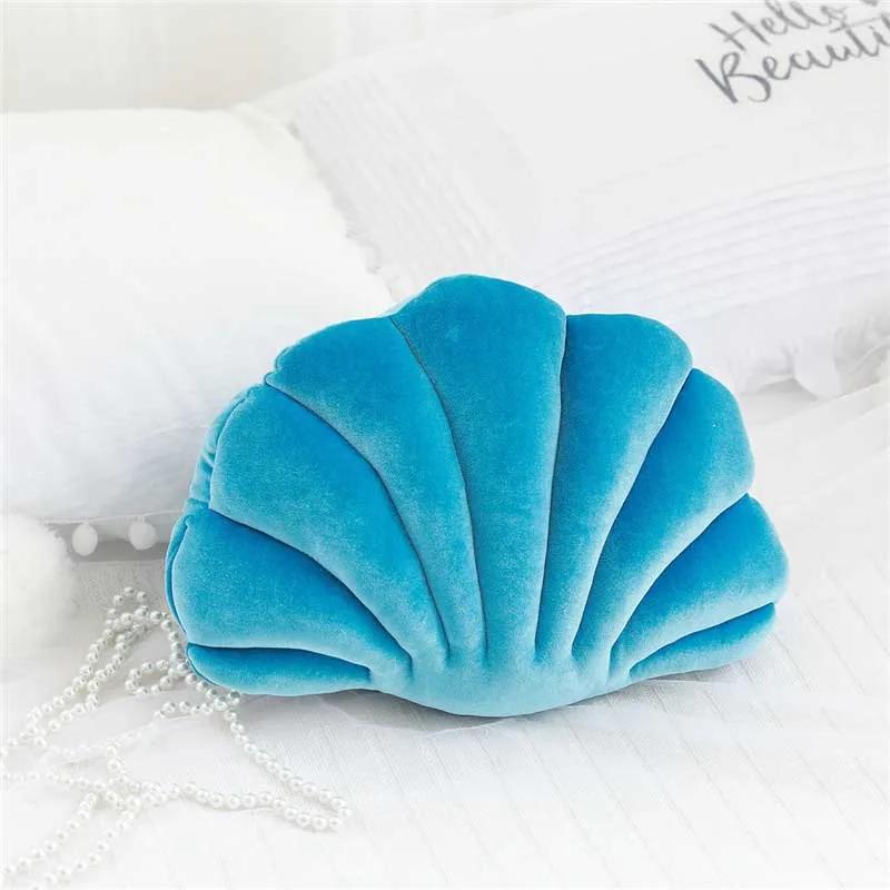 Simulation Sea Shell Plush Pillow Children's Doll Throw Pillow Girls Birthday Gift Home Decoration
