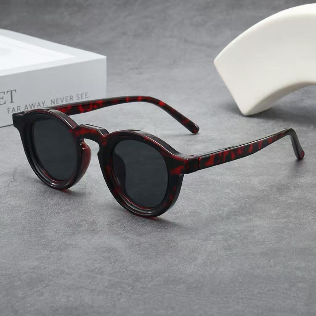 New Vintage Round Sunglasses Women Men Brand Circular Sun Glasses Female Oval Eyewear Sunglasses for Male Female Eyeglasses
