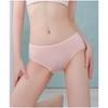 Women's Mid-waist Plus Size Cotton Underwear Comfortable Breathable Nude Cotton Crotch Abdomen Buttocks Briefs Underwear For Women