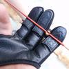 1Pc Faux Leather 3 Fingers High Elastic Guard Protective Archery Shooting Glove