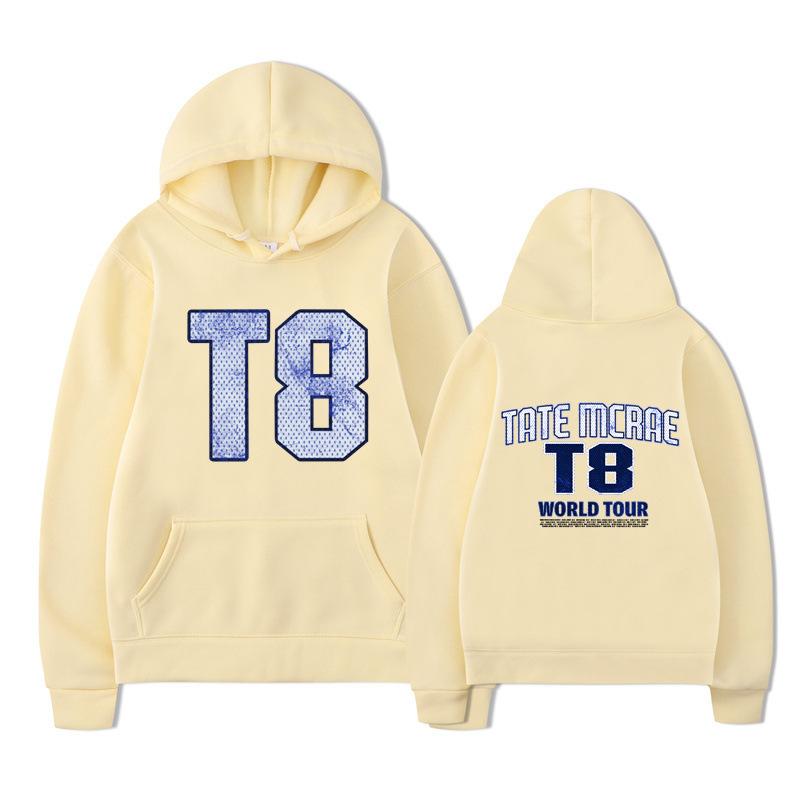 Tate McRae Think Later Hoodies Autumn Men Fashion Long Sleeve Sweatshirts Women Harajuku Streetwear Pullovers Sudaderas