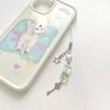 3pcs Handmade Beaded Phone Lanyard Four Leaf Clovers Phone Chain Acrylic Beaded Phone Pendant Phone Jewelry for Key Bag