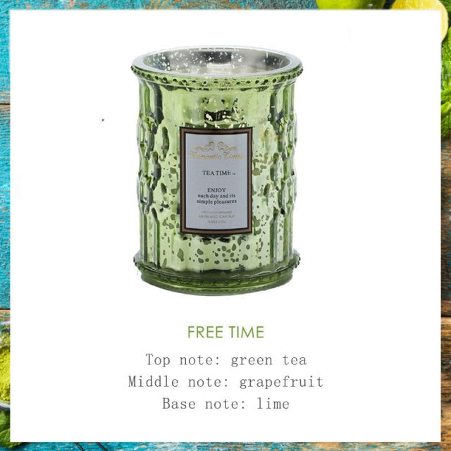 Buy Plant Essential Oil Scented Candle Natural Coconut Wax Smokeless