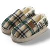 Couple Cotton Slipper Bag and Thick-bottomed Home Indoor Bedroom Autumn and Winter Velvet Warm Wool Slippers